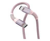 Verbatim Sync & Charge USB C to USB C 100W Magnetic 120 cm - Pink - 1340226 - zdjęcie 2
